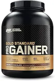 Optimum Nutrition Pro Gainer Protein Powder, Double Chocolate, 5.09 Pounds