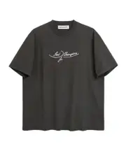 plates-print T-shirt IT52,IT50,IT54,IT46 black