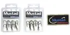 Mustad 36102 Treble Hook #2 Red Ultra Point + 1 Mustad patch