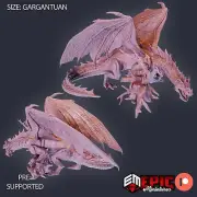Green Dragons by Epic Miniatures, D&D, Pathfinder