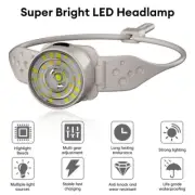 Super Bright LED 270° Headlamp USB Rechargeable 500mAh Headlight Head Torch