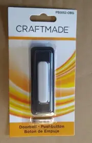 Craftmade Surface Mount Lighted Push Button, Tiered, Bronze Gilded - PB5002-OBG