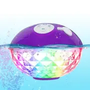Blufree Floating Pool Speakers with Colorful Lights Bluetooth Wireless Pool S...