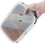 Box - Compact Lunch Box for Food Preparation, Food Storage | BPA , Microwave Safe, Leakproof, Portable Lunch Box for Adults, Kids, School,