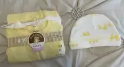 Carter’s Child Of Mine 0-3 Months Duck Yellow Boy Girl Pack Sleep Play Hat Baby
