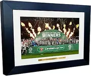 Kitbags & Lockers 12x8 A4 Newcastle United F.C. Carabao Cup Winners 2025 Isak Gordon Trippier Joelinton Lascelles Wilson Photo Photograph Picture Frame Soccer Gift