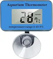 Digital Fish Tank Thermograph - Portable Body Gauge, LCD Monitor | Long Lasting Aquarium Thermometer with Precise Sensor, Efficient Water Temperature Testing Tool for Aquariums and Terrarium Setups