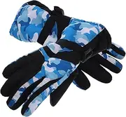 [KOMBIUDA] Thermal Ski Gloves for Men Winter Cycling Gloves Touchscreen for Outdoor Activities Motorcycling