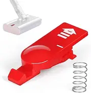 Release Catch with Spring Replacement Kit Compatible with Dyson V12s/ V15s Submarine/Omni-glide Wet Roller Head, Red Catch Release Clip Button Replacement with Spring