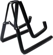 Vaguelly Folding Mini Guitar Stand Holder Durable Display Stand for Ukulele and Guitar Space Saving Design for Musicians Black