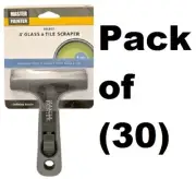 (30) Allway Master Painter GTS 4" Soft Grip Wide Glass & Tile Blade Scrapers