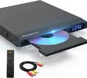 All Region Free DVD Player W/ USB, Microphone Jack, AV Output, PAL/NTSC, RCA Cab