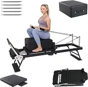 Foldable Pilates Reformer for Home Use and Gym Workout Pilates Machine & Equipment Suitable for Beginners and Intermediate Users