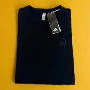 $45 Adidas Patrick Mahomes D4T Performance Training TShirt Mens Sz L Black JG886