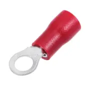 RV3.5-5 Insulated Electrical Crimp Terminal Ring Spade Wire Connector 10Pcs