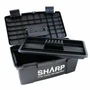Sharp Utility Box w/ Removable Tray | Knife Carry Case | Black