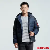 在飛比找PChome24h購物優惠-【BOBSON】男款異素材絲棉外套(36037-53)