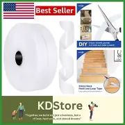 Versatile 26ft Hook and Loop Tape - Strong Adhesive for Home, School, and Crafts