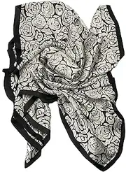 [NEEDS & WANTS] Silk Ladies Faux Printed Long Maxi Head Hijab 182cm x 85cm Floral Paisley Print Designer Silk Scarf For Women, Lightweight Printed Neck Scarves,Shawl Wraps,Suitable for Daily Life,