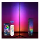 LED Corner Floor Lamp 60” Smart RGB Corner Lamp with App and Remote Control, ...