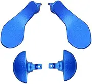 4 Pcs Back Paddles for PS5 Dualsense Edge Controller, Replacement Paddles for PS5 Edge Controller Rear Grip Parts,Interchangeable Metal Rear Button for PS5 Edge Wireless Controller(Blue)