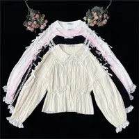 在飛比找ETMall東森購物網優惠-洛麗塔芙蓉純棉長袖襯衫全款洋裝