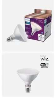 Philips Tunable White PAR38 120W Equivalent Dimmable Smart Wi-Fi Wiz Light