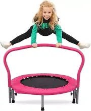 Advwin Trampoline for Kids 36 Inch, Foldable Fitness Rebounder Mini Trampoline,