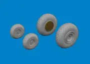 1/72 Eduard B-24H wheels Brassin for AIRFIX