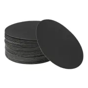 Sandpaper Round 125x125mm 240 Grit 50 Pcs Black Hook & Loop Sanding Sheets