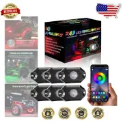 Multicolor Wheel Well LED Lights Kit with Bluetooth Control for All Vehicles