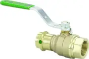 VIEGA PROPRESS Zero Lead Bronze FNPT x Press Ball Valve, Locking Lever, 3/4"