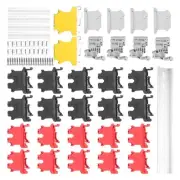 DIN Rail Terminal Blocks Kit Terminal+Ground Blocks+Aluminum Rail+End9023