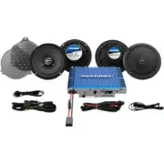 Hogtunes Gen 4 Limited-RM 300 Watt Amp 4 Speaker Kit Harley 14+ Touring FLHT