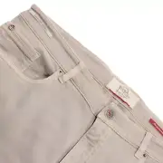Teleria Zed NWT 5 Pocket Jean Cut Pants Size 40 US In Solid Beige Cotton Blend
