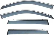 STIDPFZX Window Visor Window Deflector Weather Shield Rain Guard Compatible for Changhe Q35 2015 2016 2017 2018 2019 2020