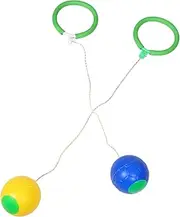 ADOCARN 2pcs Bouncing Ball Outdoor Fitness Skip Ball Skipping Rope for Outdoor Sports Skip Ball Ankle Jump Ball Jumping Ball for Rotating Jump Ball Fitness Jump Ball