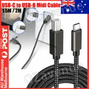USB C to USB B Printer Cable Scanner USB 2.0 Canon Epson 1.5m 2m