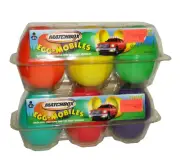 2 packs Matchbox Egg-Mobiles ~ each Egg Contains 1 Die Cast Vehicle ~ New