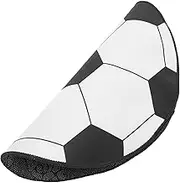 Homoyoyo Comfy Round Area Rug Soccer Pattern Living Room Rug for Bedroom Computer Chair Mat Home Decor