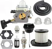 [GoaMotors] BG86 Carburetor with Fuel Filter Air Filter Compatible with Stihl SH86 BG86 SH86C BG86CE BG86Z BG86CEZ Leaf Blower Replace for ZAMA C1M-S261B Replace 4241 120 0616 with Spark Plug