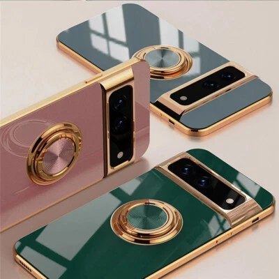 For Google Pixel 9A 8A 6A 5A 6 8 9 Pro XL Case Magnetic Ring Holder Armor Cover