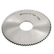 80mm OD 2mm Thickness 72 Teeth Circular Machinist Milling Cutter Slitting
