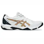 ASICS GEL-ROCKET 11 [1071A091-103 男 排球鞋 室內運動 訓練 穩定 緩震 白黑金