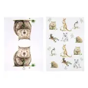 Ashdene Bush Buddies Kitchen Towel Wombat 2-Pack, The Ladelle Group 521109-2