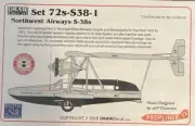 Draw Decal Set 72s-S38-1 Northwest Airways S-38s