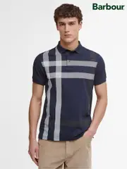 Barbour® Blue Blaine Tailored Polo Shirt (H16018) | $171