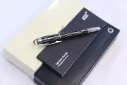 Montblanc Star Walker Black Mystery Body RollerBall Pen With Refill-New in Box