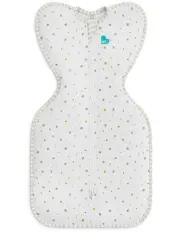 [Love To Dream] Stretch Organic Cotton Starlight Up 0.2T Swaddle in White