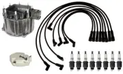 ACDelco Ignition Kit Distributor Rotor Cap Wire Spark Plugs for Cadillac V8 5.7